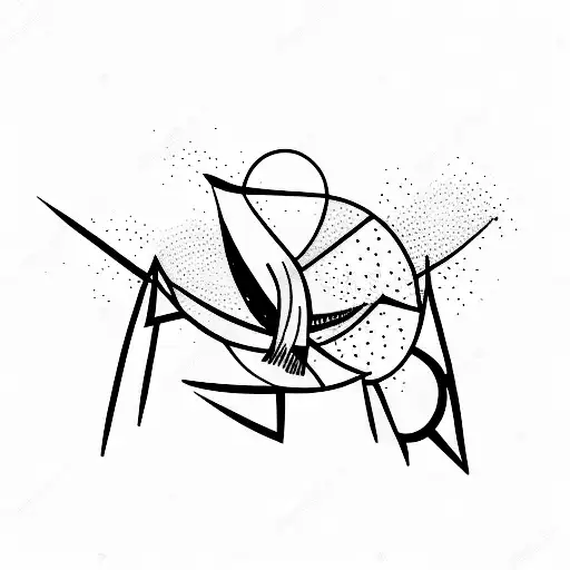 A minimalist tattoo of a bird soaring above crashing waves, representing the client's passion for both birds and the beach. tattoo design idea