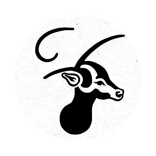Capricorn with Gemini tattoo design idea