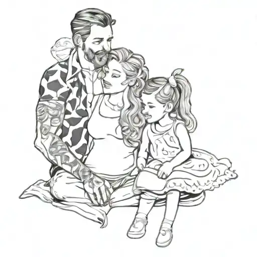 daddy daughter tattoos tattoo design idea