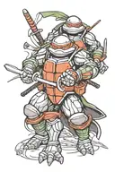 tmnt last ronin  tattoo design idea