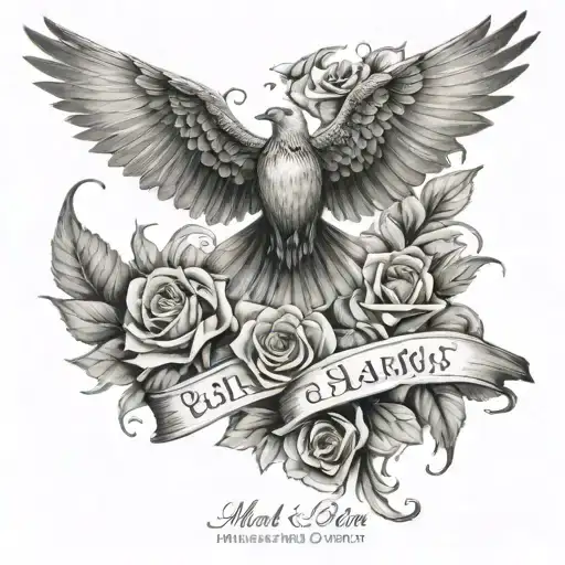 mark 10:9 with wedding date 5/19/12 tattoo design idea