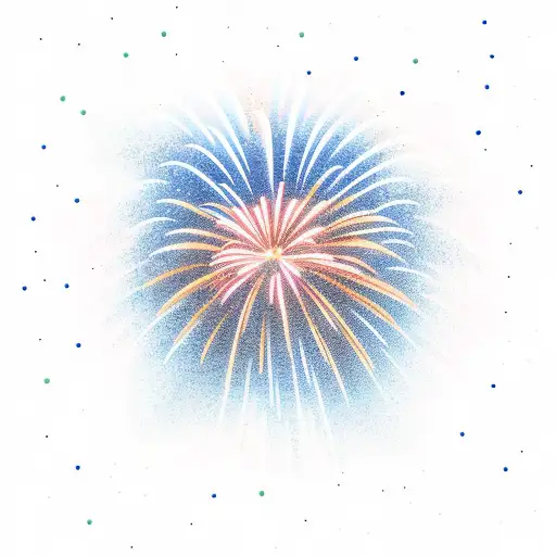 Fireworks tattoo design idea
