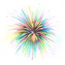 Fireworks tattoo design idea