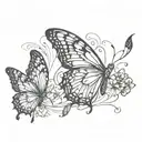 Butterfly Effect inspired tattoo design tattoo design idea