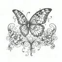 Butterfly Effect inspired tattoo design tattoo design idea