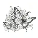 Butterfly Effect inspired tattoo design tattoo design idea