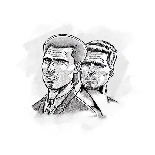 rick and archer tattoo design idea