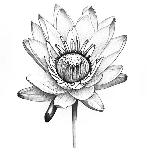 daisy rose water lily daffodil poppy narcissus tattoo design idea