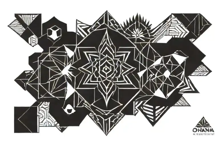 Ohana tattoo design idea