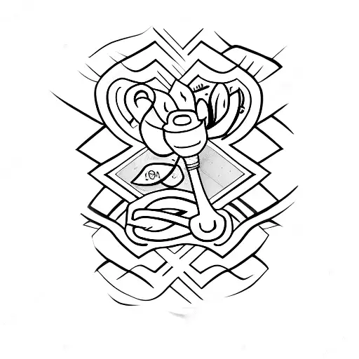 tablet chocolate tattoo design idea