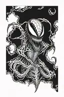venom dr tattoo design idea