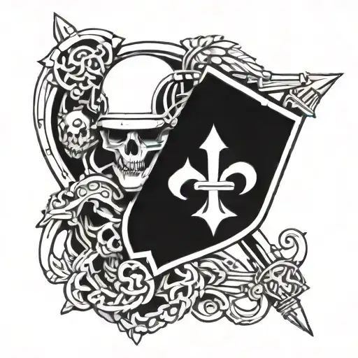 warhammer 40k alpha legion clandestine unit insignia  tattoo design idea