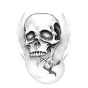 Grim Reaper tattoo design idea