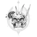 Grim Reaper tattoo design idea