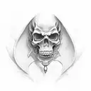 Grim Reaper tattoo design idea