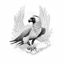 andean condor tattoo design idea
