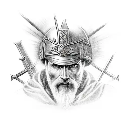 full armour of God Ephesians with quote tattoo design idea