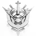 full armour of God Ephesians with quote tattoo design idea
