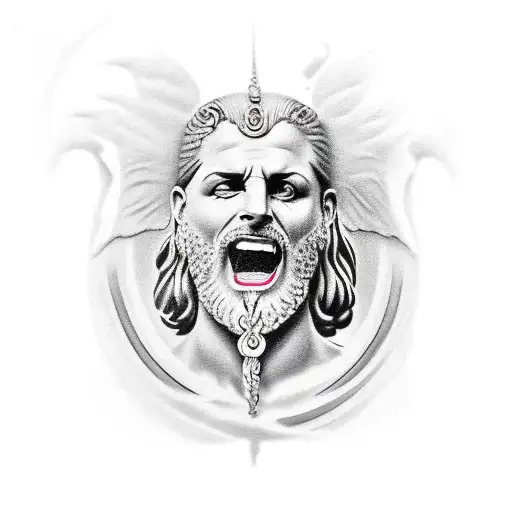 zeus tattoo design idea