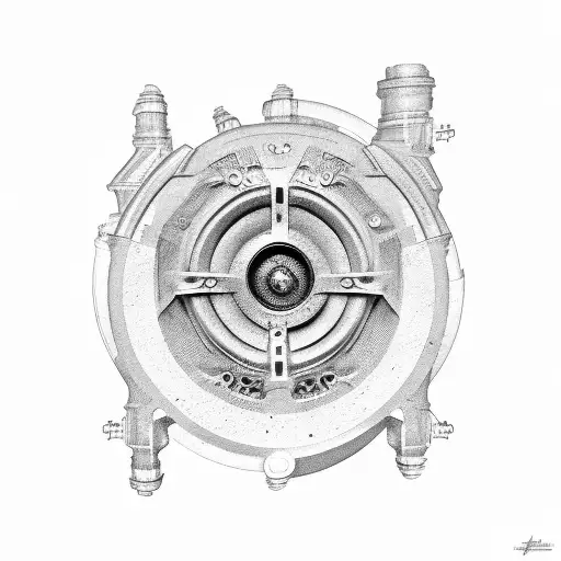  turbocharger tattoo design idea