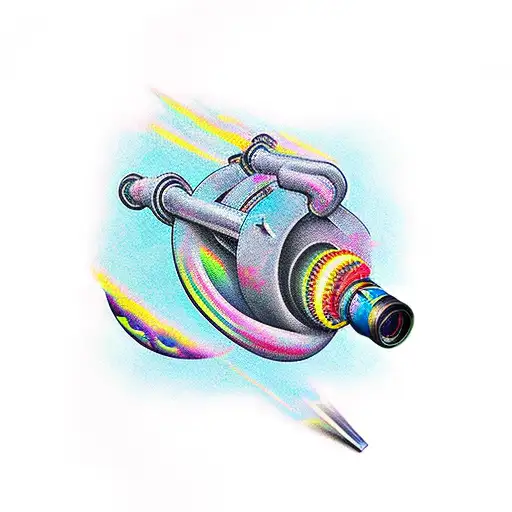  turbo tattoo design idea