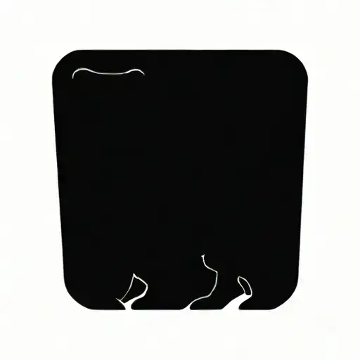 two bears, one larger than the other tattoo design idea