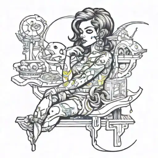 Diana unban tattoo design idea