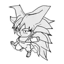 son goku from dragon ball tattoo design idea