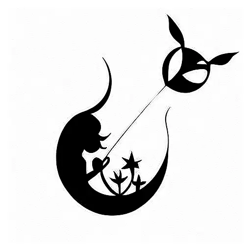 tinker bell tattoo design idea