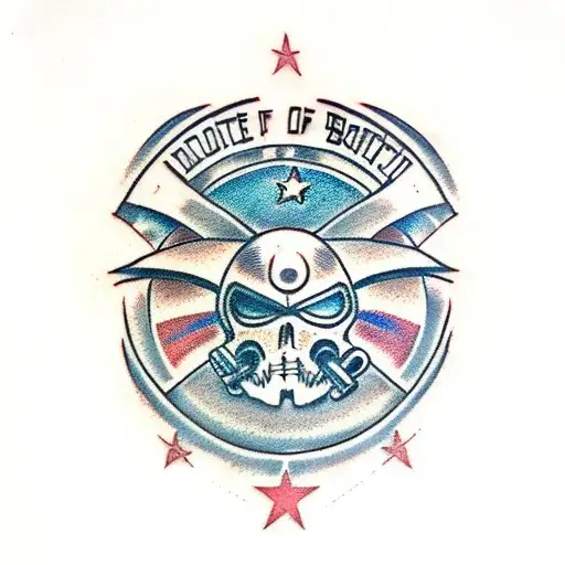 brotherhood of steel tattoo design idea