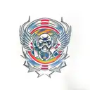 brotherhood of steel tattoo design idea