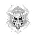brotherhood of steel tattoo design idea