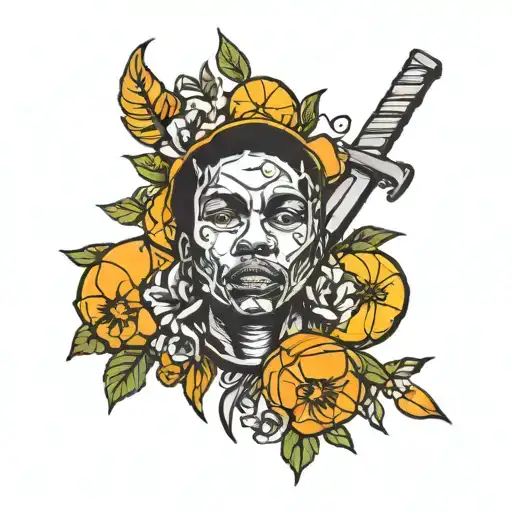 channel orange  tattoo design idea