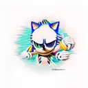 Sonic tattoo design idea