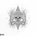 Peruvian culture  tattoo design idea