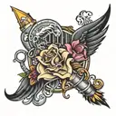 every saint has a past and every sinner has a future tattoo tattoo design idea