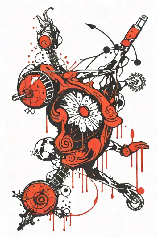 Aquarius and organ donation tattoo tattoo design idea