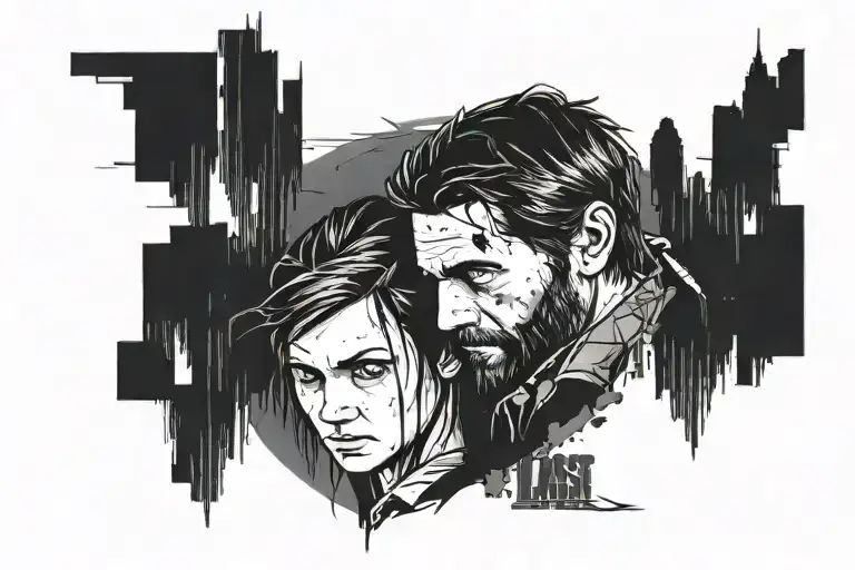 The last of us tattoo design idea