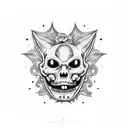 dream Nightmare Reality tattoo design idea