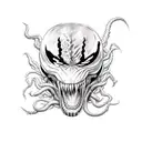 Venom Marvel tattoo design idea
