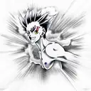 hisoka tattoo design idea