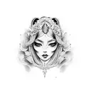 bailey and tacarsha love tattoo design idea