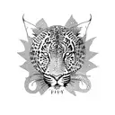 Animal Print tattoo design idea