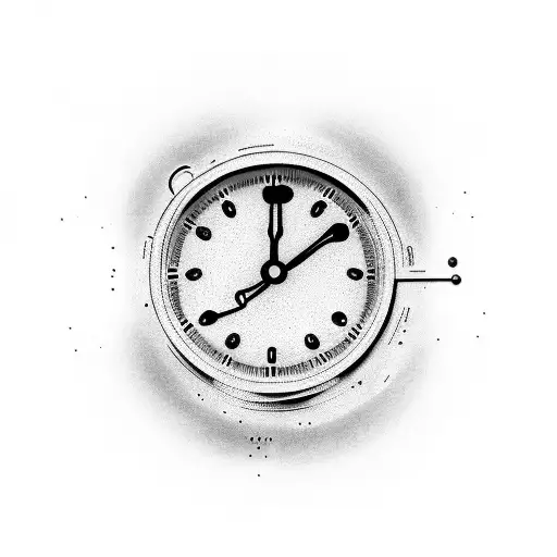 digital clock that says NOW tattoo design idea