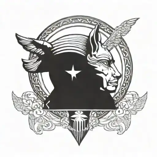 Sphinx Alpha Phi Alpha tattoo design idea