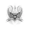 st michael  tattoo design idea