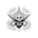 aggrogoth tattoo design idea