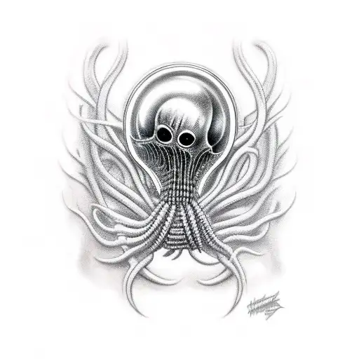 facehugger tattoo design idea