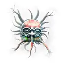 facehugger tattoo design idea