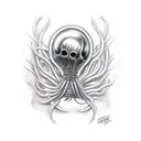 facehugger tattoo design idea